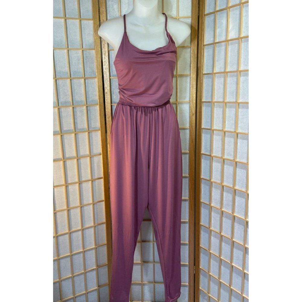 Peachy Girl L/XL Backless Jumpsuit